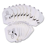 CARDIACT™ HeartSine AED Trainer Electrodes, 10 Electrodes (AOHTRNACC02) Each