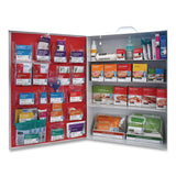 SUREFILL™ 150 Series Class B 4-Shelf First Aid Cabinet - Meds, 150 Person, 855 Pieces, Metal Case (AOHSF150BMT) Each