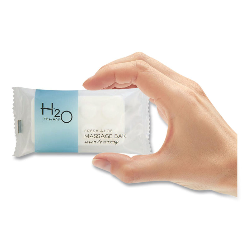 Diversified Hospitality Solutions H2O Therapy Soaps, White Tea and Lemongrass Scent, 1.1 oz Bar, 400/Carton (DHS007095) Case of 400