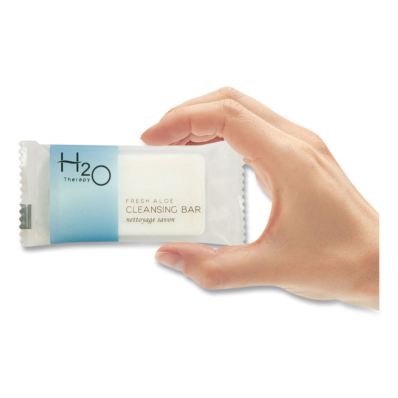 Diversified Hospitality Solutions H2O Therapy Soaps, White Tea and Lemongrass Scent, 0.5 oz Bar, 1,000/Carton (DHS007101) Case of 1000