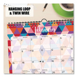Willow Creek Press Geometric 2026 Spiral Wall Calendar, Geometric Artwork, 12 x 12, Multicolor Sheets, 12-Month (Jan to Dec): 2026 (WPR54734) Each