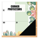 Willow Creek Press Succulents Small Monthly Desk Pad Calendar, 17 x 12, White Sheets, Black Headband/Corners, 12-Month (Jan to Dec): 2026 (WPR57162) Each