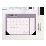 Willow Creek Press Urban Chic Small Monthly Desk Pad Calendar, 17 x 12, White Sheets, Black Headband/Corners, 12-Month (Jan to Dec): 2026 (WPR57179) Each