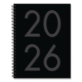 Willow Creek Press Black Weekly/Monthly Planner, 8.5 x 6.5, Black Cover, 12-Month (Jan to Dec): 2026 (WPR56646) Each