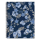 Willow Creek Press Bluesy Floral Weekly/Monthly Planner, 8.8 x 6.5, Blue Cover, 12-Month (Jan to Dec): 2026 (WPR56653) Each