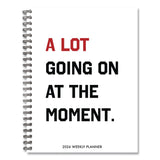 Willow Creek Press A Lot Going On Weekly/Monthly Planner, 8.5 x 6.5, White/Black/Red Cover, 12-Month (Jan to Dec): 2026 (WPR57513) Each