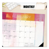 Willow Creek Press Abstract Art Large Monthly Desk Pad Calendar, 22x17, White/Multicolor Sheets, Black Headband/Corners, 12-Month (Jan-Dec) 2026 (WPR57193) Each