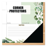 Willow Creek Press Eucalyptus Large Monthly Desk Pad Calendar, 22 x 17, White/Green Sheets, Black Headband/Corners, 12-Month (Jan to Dec) 2026 (WPR57223) Each