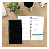 Willow Creek Press Black Softcover Weekly/Monthly Spiral Planner. 6.5 x 3.5, Black Cover, 12-Month (Jan to Dec): 2026 (WPR57315) Each