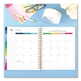 AT-A-GLANCE® Simplified Planner by Emily Ley: Academic Weekly/Monthly Book, 11 x 8.5, Lilac Plaid Cover, 12-Month: July 2025 to June 2026 (AAGEL39901A26) Each