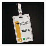 Avery® Heavy-Duty Badge Holders, Vertical, 2.25 x 3.5 Holder, Clear, 50/Box (AVE2920) Box of 50