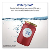 Avery® Waterproof Round Labels with Sure Feed Technology, Laser/Pigment-Based Inkjet, 2" dia, Matte White, 12/Sheet, 8 Sheets/Pack (AVE05657) Pack of 96