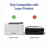 Avery® Waterproof Film Address Labels with Sure Feed Technology. Laser, 1 x 2.63, White, 30/Sheet, 10 Sheets/Pack (AVE15509) Pack of 300