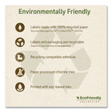 Avery® EcoFriendly Recycled Shipping Labels, Inkjet/Laser, 5.5 x 8.5, White, 2/Sheet, 10 Sheets/Pack (AVE48808) Pack of 20
