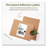 Avery® EcoFriendly Recycled Shipping Labels, Inkjet/Laser, 5.5 x 8.5, White, 2/Sheet, 10 Sheets/Pack (AVE48808) Pack of 20