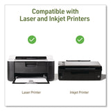 Avery® EcoFriendly Recycled Shipping Labels, Inkjet/Laser, 8.5 x 11, White, 1/Sheet, 10/Pack (AVE48809) Pack of 10