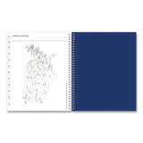 Blue Sky® Blue Block Academic Year Weekly/Monthly Planner, 11 x 8.5, Blue Cover, 12-Month: July 2025 to June 2026 (BLS156066A26) Each