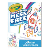 Crayola® Color Wonder Blank Coloring Book, Ages 3 and Up, 50 Pages (CYO752840) Each