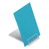deflecto® Tabletop Card Holder, Clear (DEF20001RT) Each
