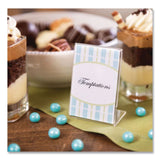 deflecto® Mini Tabletop Sign Holder, 3 x 4 Insert, Clear (DEF20006RT) Each