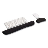 Mind Reader Memory Foam Gaming Ergonomic Keyboard and Mouse Wrist Rest Set, Black (EMSWRESTGELBLK) Each