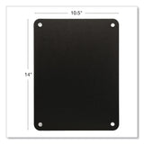 Excello Global Products® Window Chalkboard, Black Surface, 10.5 x 14 (EXOEGPHD0513S) Each