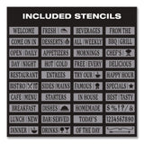 Excello Global Products® Indoor/Outdoor A-Frame Sidewalk Sign, Black 18 x 29 Surface, Brown Frame, 22 x 25 x 40 (EXOGPP0001S) Each