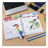 Global Printed Products Rainbow Silhouette Middle/High School Student Planner, 11-Months: Seven-Subject Day, Multicolor Cover, 11 x 8.5, 2025 to 2026 (GPUNAD26SM85111) Each