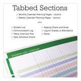 Global Printed Products Deluxe Spring Floral Undated Weekly/Monthly Teacher's Lesson Planner, 7 Classes, Multicolor Cover, 11 x 8.5, 52-Week Span (GPUNADUNDTP30) Each