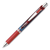 Pentel® EnerGel RTX Deluxe Gel Pen, Retractable, Medium 0.7 mm, Red Ink, Red/Blue Barrel, Dozen (PENBLN77BDZ) 1 Dozen