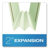 Pendaflex® Heavy-Duty Pressboard Fastener Folders, Straight Tab, Expands 2", 2 Fasteners, Legal Size, Light Green, 25/Box (PFX17185) Box of 25