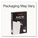 Pendaflex® Ready-Tab Reinforced Hanging File Folders, Letter Size, 1/3-Cut Tabs, White, 20/Box (PFX1006985) Box of 20