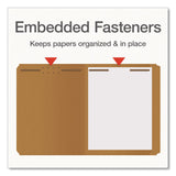 Pendaflex® Kraft Fastener Folders, Straight Tab, Expands 0.75", 2 Fasteners, Letter Size, Kraft, 50/Box (PFX1006992) Box of 50