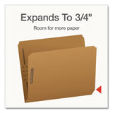 Pendaflex® Kraft Fastener Folders, Straight Tab, Expands 0.75", 2 Fasteners, Letter Size, Kraft, 50/Box (PFX1006992) Box of 50