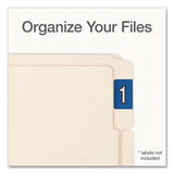 Pendaflex® Manila End Tab Folders, 1/3-Cut Tabs: Assorted, Letter Size, 0.75" Expansion, Manila, 100/Box (PFX1007001) Box of 100