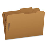 Pendaflex® Kraft Fastener Folders, 2/5-Cut Tab: Right of Center, Expands 0.75", 2 Fasteners, Legal Size, Kraft, 50/Box (PFX1007044) Box of 50