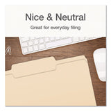 Pendaflex® Manila File Folders, 2/5-Cut Tabs: Right, Legal Size, 0.75" Expansion, Manila, 100/Box (PFX1007056) Box of 100