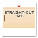 Pendaflex® Manila Fastener Folders, Reinforced Straight Tab, 2 Fasteners, Legal Size, Manila, 50/Box (PFXFM312EE) Box of 50