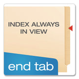 Pendaflex® Manila End Tab Folders, Straight Tabs, Legal Size, Manila, 100/Box (PFXH210D) Box of 100