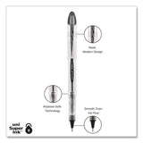 uniball® VISION ELITE Rollerball Pen, Stick, Bold 0.8 mm, Black Ink, White/Black/Clear Barrel, Dozen (UBC61231DZ) 1 Dozen