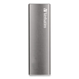Verbatim® Vx500 External Solid State Drive, 2 TB, USB 3.2 Gen 2, Space Gray (VER47454) Each