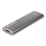 Verbatim® Vx500 External Solid State Drive, 2 TB, USB 3.2 Gen 2, Space Gray (VER47454) Each