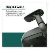 Workplace2.0™ Health Bedford Polyurethane Nylon Task Chair, Supports Up to 275 lbs, 18" to 21.6" Seat Height, Black Seat/Back/Base (WLBWP62574) Each