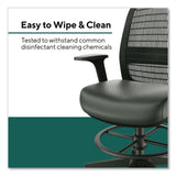 Workplace2.0™ Health Bedford Drafting Stool, Supports Up to 275 lb, 26.5x 33.6 Seat Height, Black Seat, Black Back, Black Base (WLBWP62575) Each