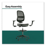 Workplace2.0™ Health Bedford Drafting Stool, Supports Up to 275 lb, 26.5x 33.6 Seat Height, Black Seat, Black Back, Black Base (WLBWP62575) Each