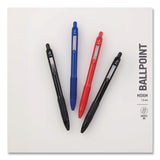 Zebra® Z-Grip Recycled Retractable Ballpoint Pen, Medium 1 mm, Red Ink, Red Barrel, Dozen (ZEB20630) 1 Dozen
