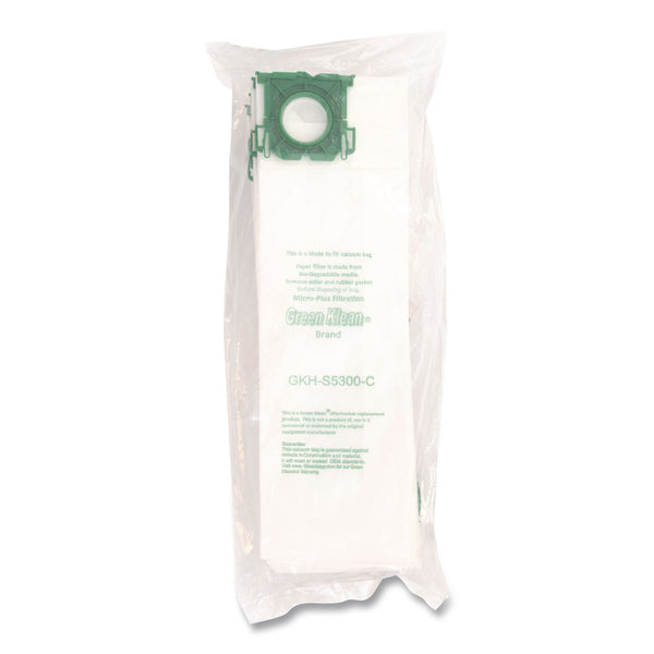 Green Klean® GKH-S5300 Replacement Bag, 10 Bags/Pack, 10 Packs/Carton (GRKGKHS5300) Case of 10