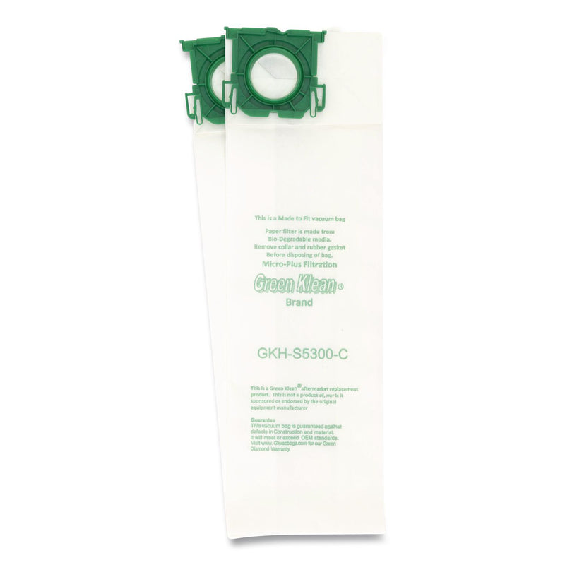 Green Klean® GKH-S5300 Replacement Bag, 10 Bags/Pack, 10 Packs/Carton (GRKGKHS5300) Case of 10
