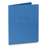 Oxford® Two-Prong Pressboard Report Covers, Two-Prong Fastener, 3" Capacity, 8.5 x 11, Blue/Blue, 5/Pack (OXF99401EE) Pack of 5
