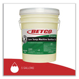 Betco® Symplicity Low Temp Machine Sanitizer, Chlorine Scent, 5 gal Pail (BET2467800) Each
